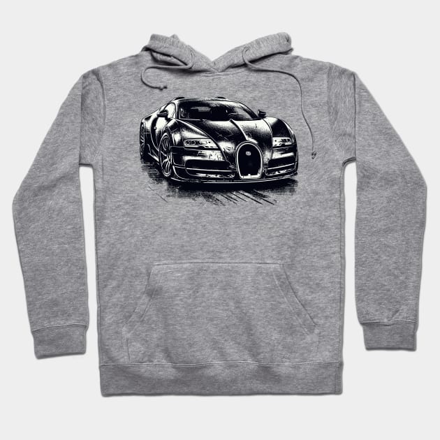 Bugatti Veyron Hoodie by Vehicles-Art